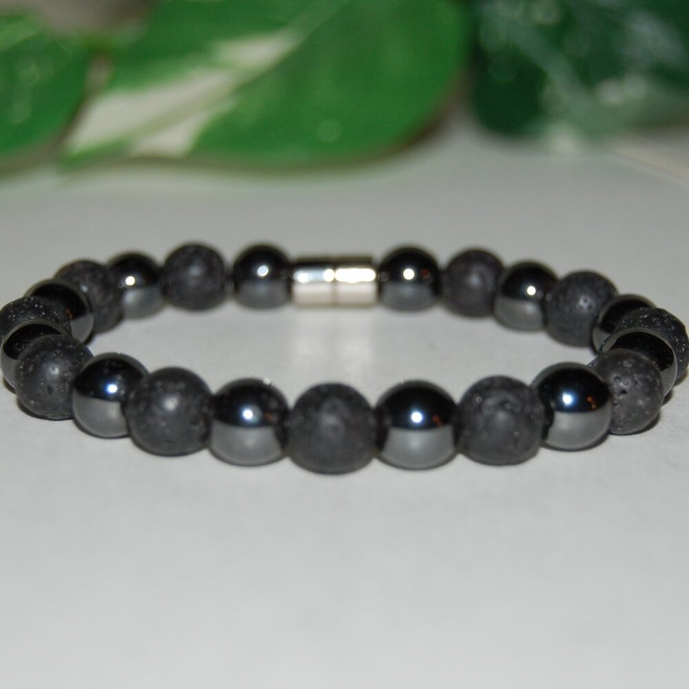 Lava Bracelet,Magnetic Bracelet,Lava and Magnetic Bracelet